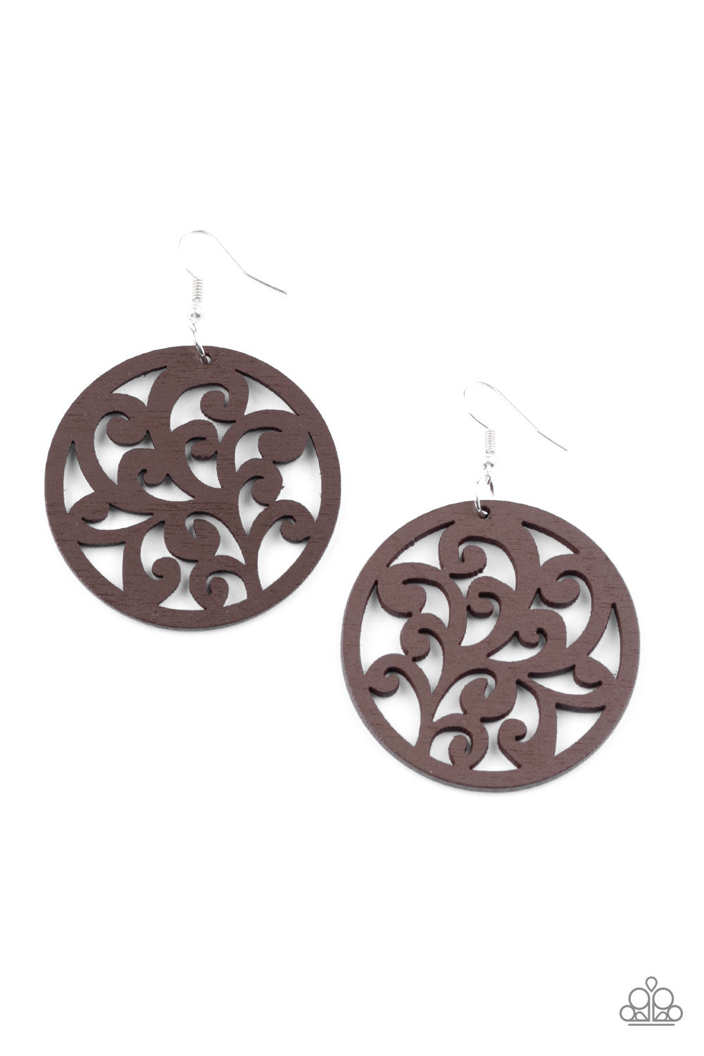 Fresh Off The Vine - Brown Earrings