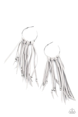 No Place Like HOMESPUN - Silver Earrings