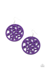 Load image into Gallery viewer, Fresh Off The Vine - Purple Earrings