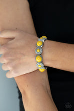 Load image into Gallery viewer, Garden Flair - Yellow Bracelet
