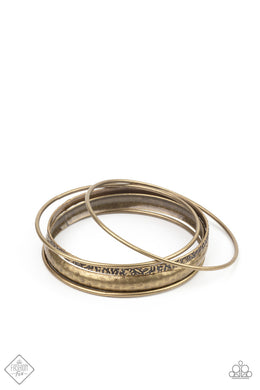 Get Into Gear - Brass Bracelet