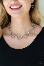 Load image into Gallery viewer, Vintagely Valentine - Silver Necklace