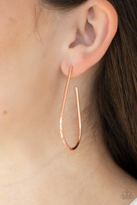 City Curves - Copper Earrings