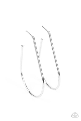 City Curves - Silver Earrings