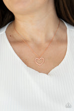 Load image into Gallery viewer, GLOW by Heart - Copper Necklace