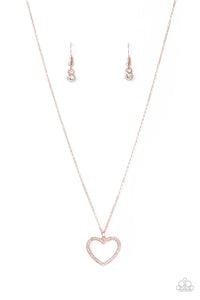 GLOW by Heart - Rose Gold Necklace