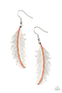 Fearless Flock - Orange Earrings