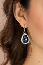 Load image into Gallery viewer, Dripping With Drama - Blue Earrings