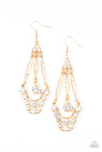Load image into Gallery viewer, High-Ranking Radiance - Gold Earrings