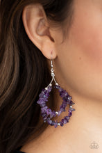 Load image into Gallery viewer, Canyon Rock Art - Purple Earrings