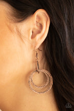 Load image into Gallery viewer, Distractingly Dizzy - Copper Earrings
