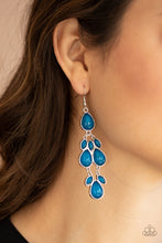 Load image into Gallery viewer, Superstar Social - Blue Earrings