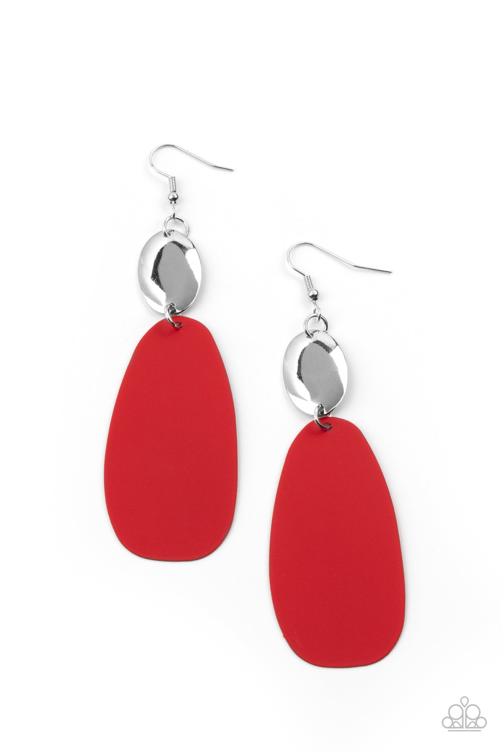 Vivaciously Vogue - Red Earrings