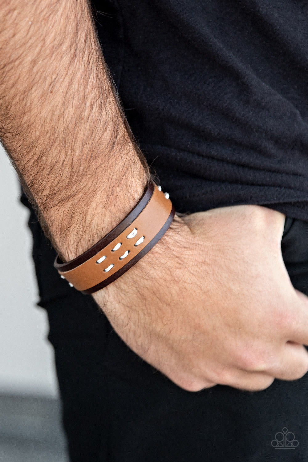 Blaze A Trail - Brown Bracelet