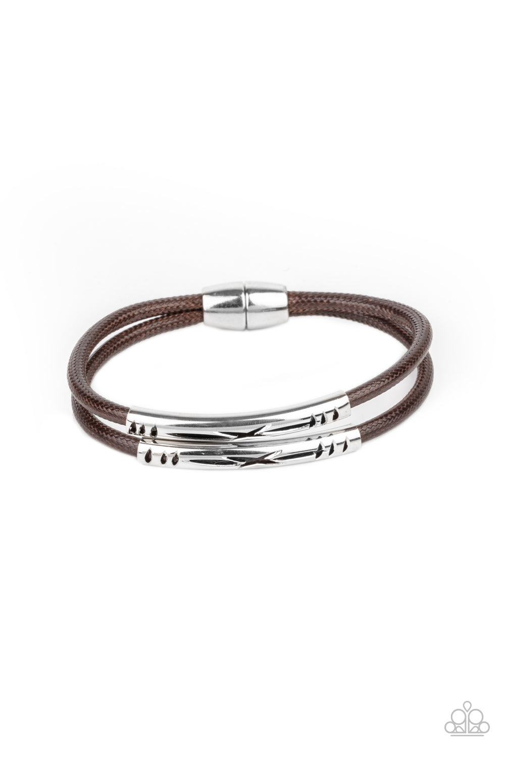What a WANDER-ful World - Brown Bracelet