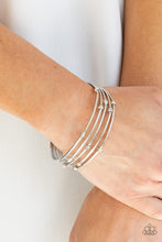 Load image into Gallery viewer, Face The METALLIC Music - Silver Bracelet