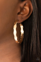 Load image into Gallery viewer, Exhilarated Edge - Gold Earrings