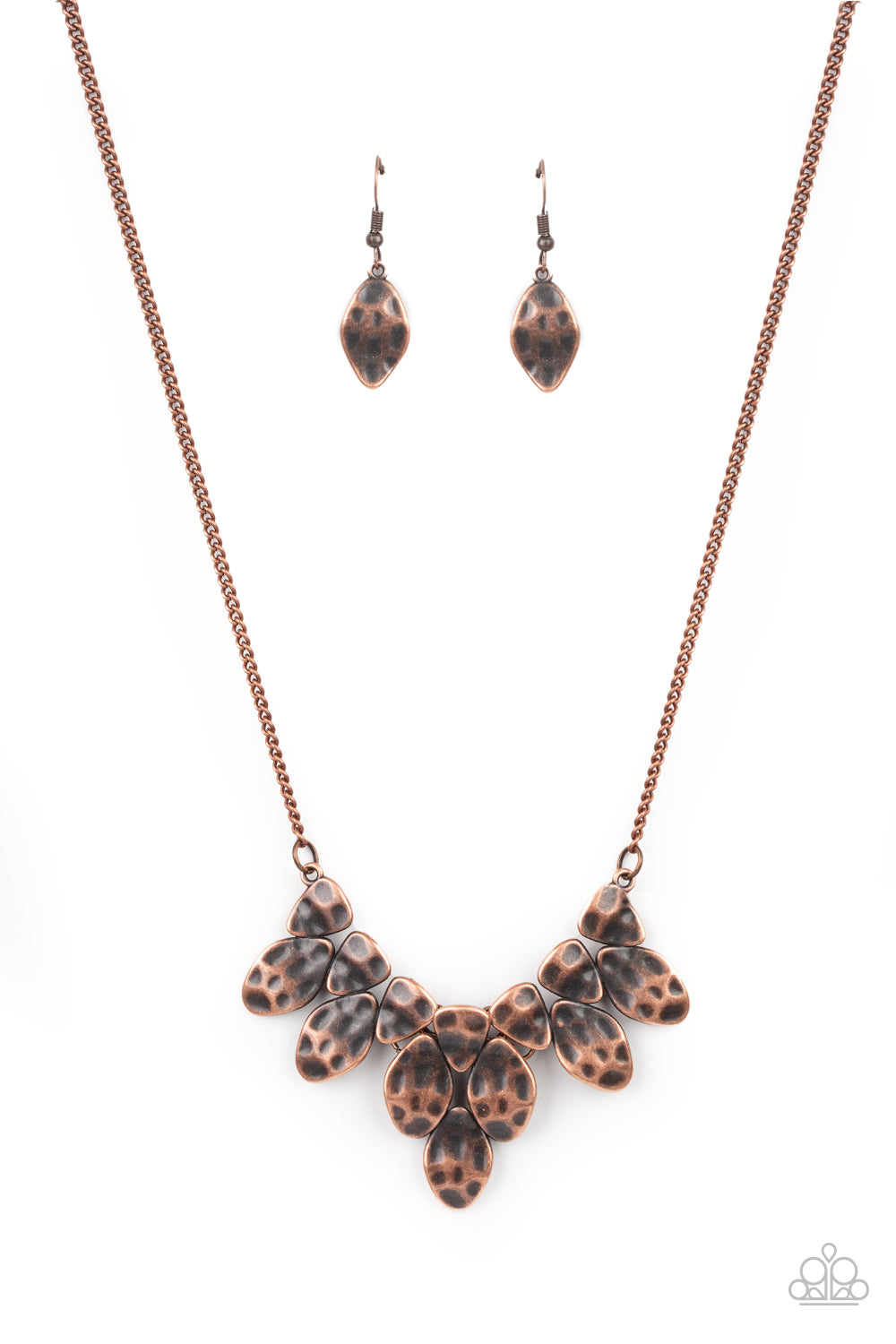 Rustic Smolder - Copper Necklace