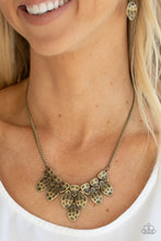 Load image into Gallery viewer, Rustic Smolder - Brass Necklace