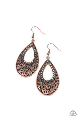 Organically Opulent - Copper Earrings
