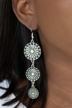 Load image into Gallery viewer, Festively Floral - Yellow Earrings