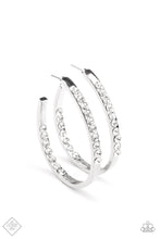 Load image into Gallery viewer, Borderline Brilliance - White Earrings