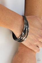 Load image into Gallery viewer, Trending in Tread - Black Bracelet