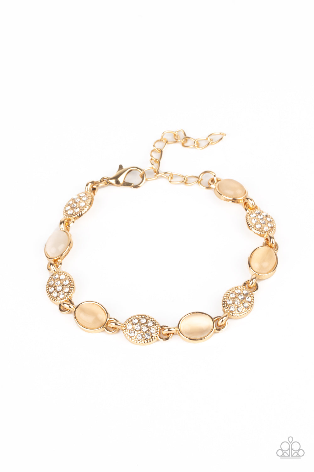 Stop and GLOW - Gold Bracelet