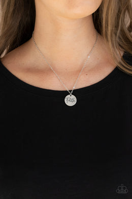 Choose Faith - Silver Necklace