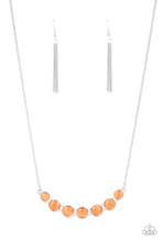 Load image into Gallery viewer, Serenely Scalloped - Orange Necklace