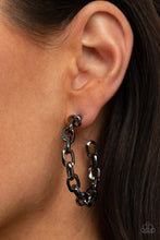 Load image into Gallery viewer, Stronger Together - Black Earrings