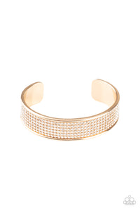 Cant Believe Your ICE - Gold Bracelet