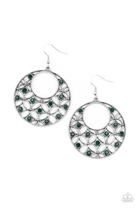 Garden Garnish - Green Earrings