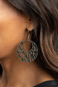 Garden Garnish - Green Earrings