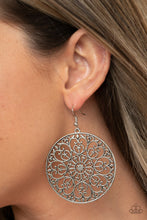 Load image into Gallery viewer, Make A MANDALA Out Of You - Silver Earrings