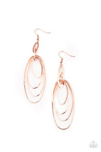 Load image into Gallery viewer, OVAL The Moon - Copper Earrings