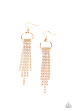 Load image into Gallery viewer, Tapered Twinkle - Gold Earrings