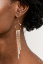 Load image into Gallery viewer, Tapered Twinkle - Gold Earrings