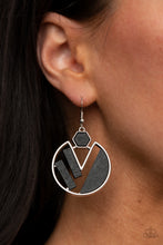 Load image into Gallery viewer, Petrified Posh - Black Earrings