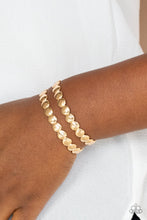 Load image into Gallery viewer, On The Spot Shimmer - Gold Bracelet