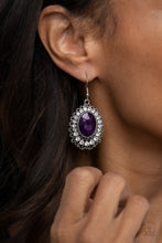 Load image into Gallery viewer, Glacial Gardens - Purple Earrings