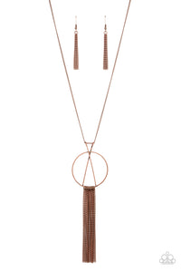 Apparatus Applique - Copper Necklace