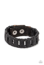 Load image into Gallery viewer, Knocked for a Loop - Black Bracelet