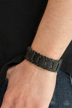 Load image into Gallery viewer, Knocked for a Loop - Black Bracelet