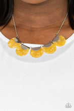 Load image into Gallery viewer, Mermaid Oasis - Yellow Necklacce