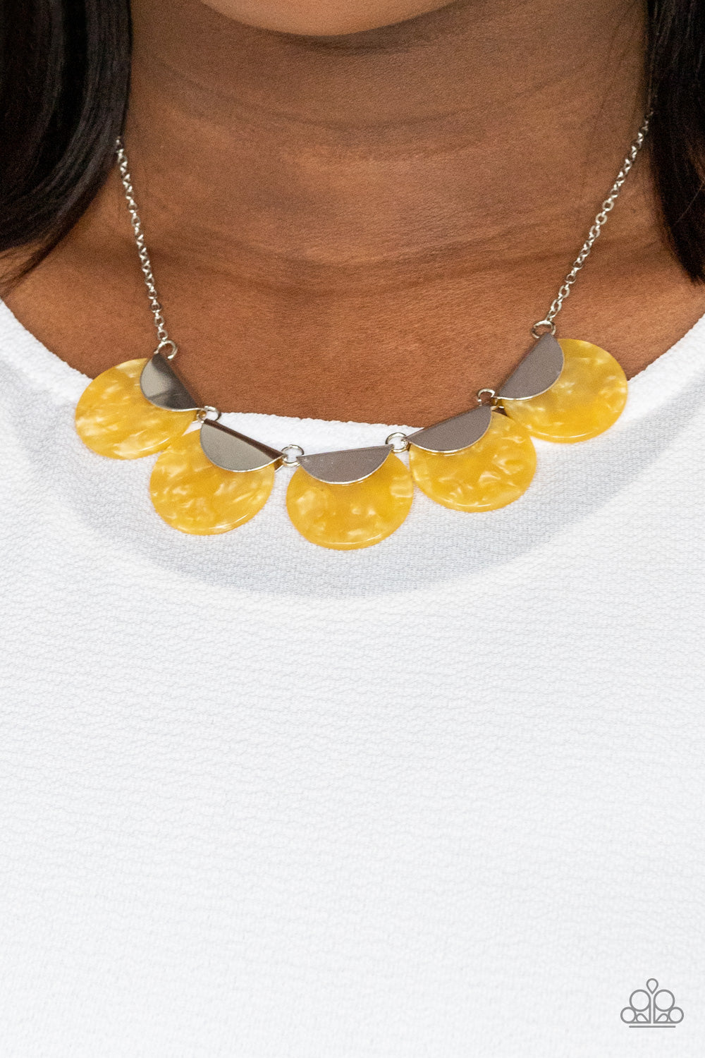 Mermaid Oasis - Yellow Necklacce