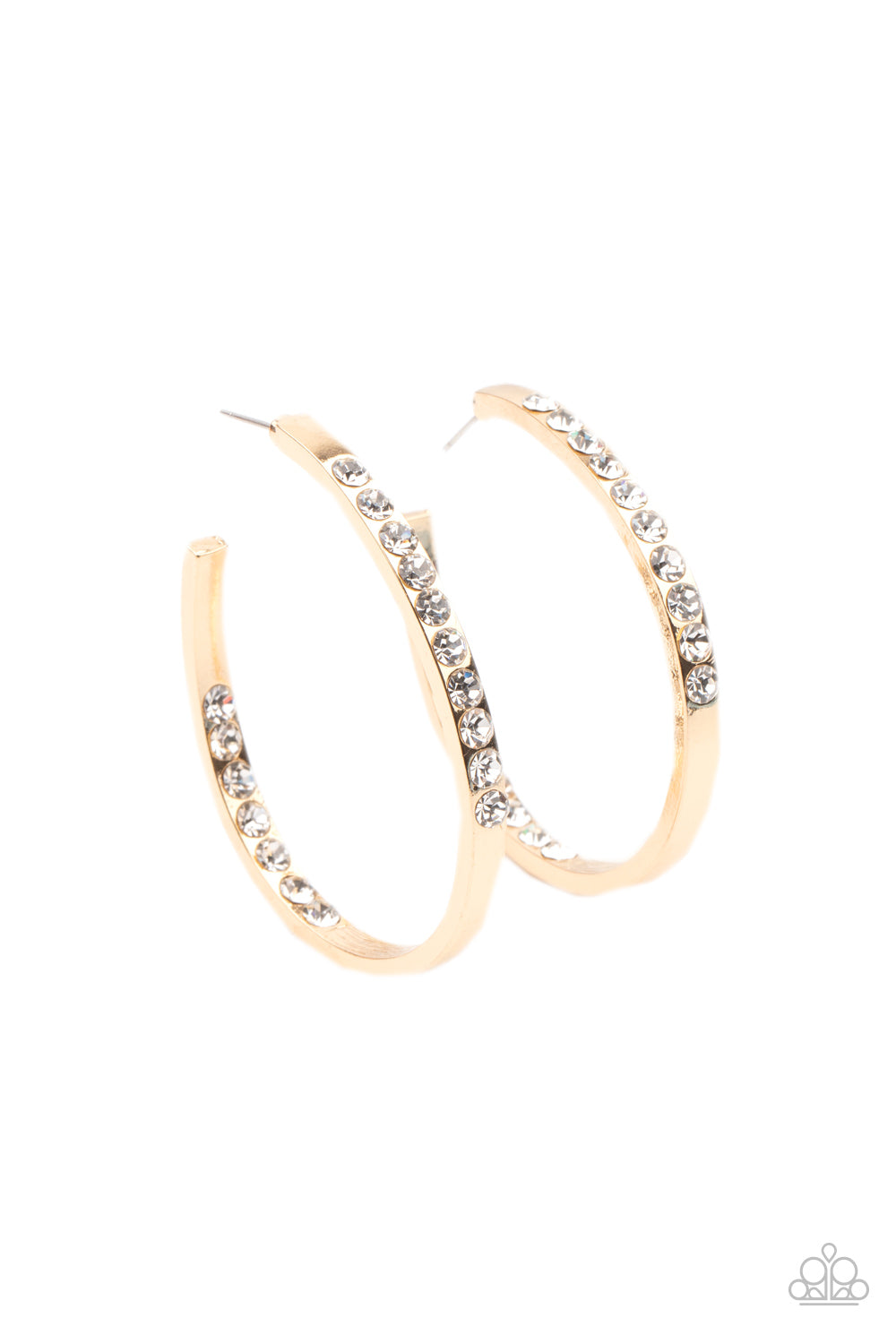 Borderline Brilliance - Gold Earrings