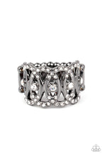 Load image into Gallery viewer, OVAL-Ruled - Black Ring