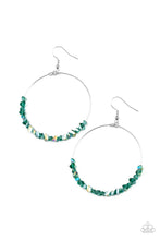Load image into Gallery viewer, Glimmering Go-Getter - Green Earrings