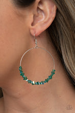 Load image into Gallery viewer, Glimmering Go-Getter - Green Earrings